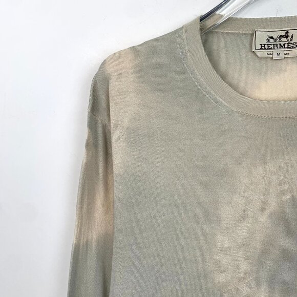 Hermès Tie-Dye Silk Sweater M - Picture 3 of 6